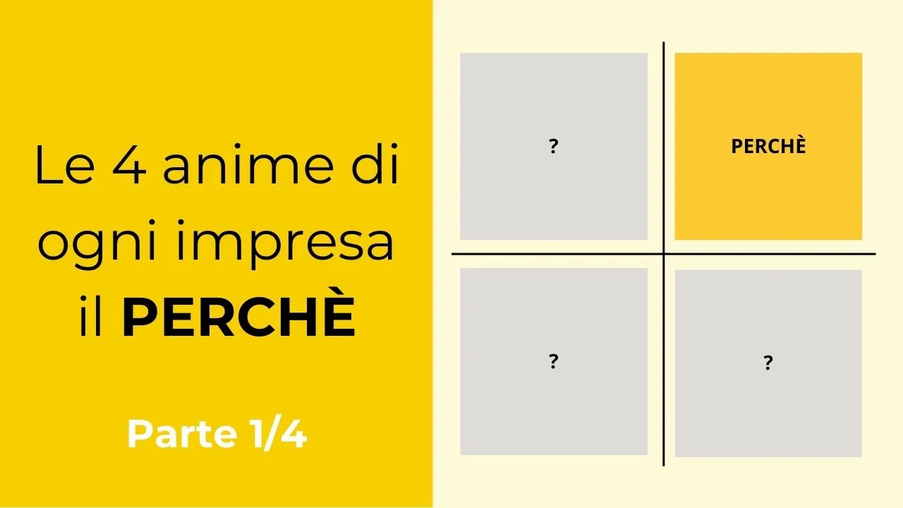 Il modello delle 4 anime dell’impresa – l’anima del Perché