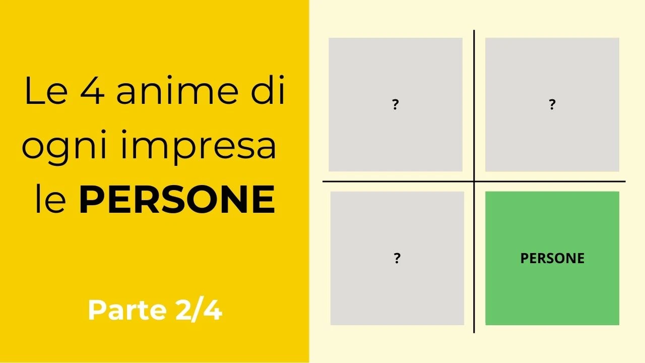Il modello delle 4 anime dell’impresa – l’anima delle Persone